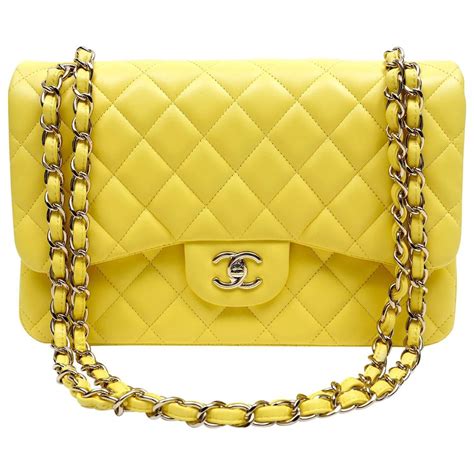 vintage chanel bag yellow|old fashioned chanel bags.